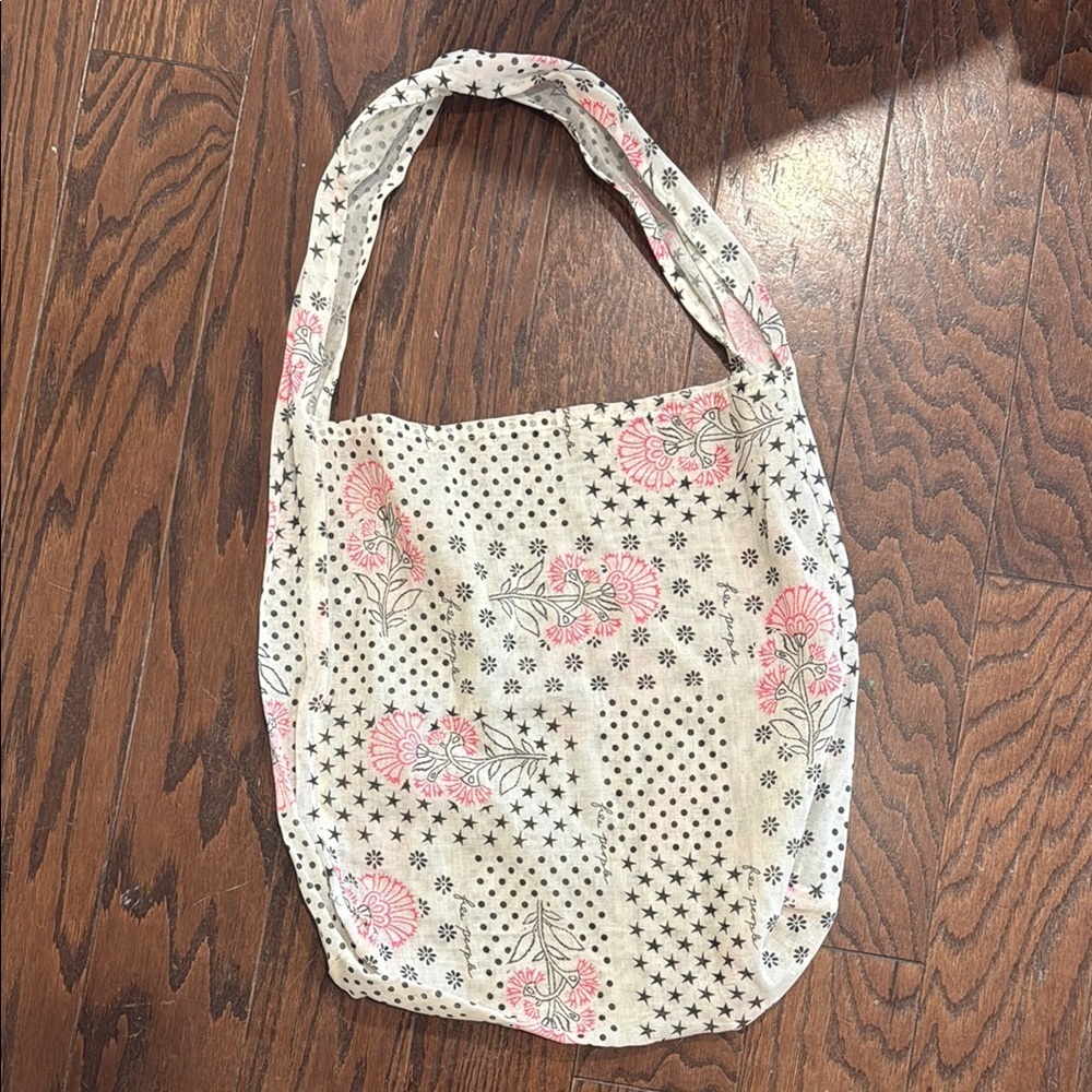 Free People mesh reusable shopping bag, shoulder bag